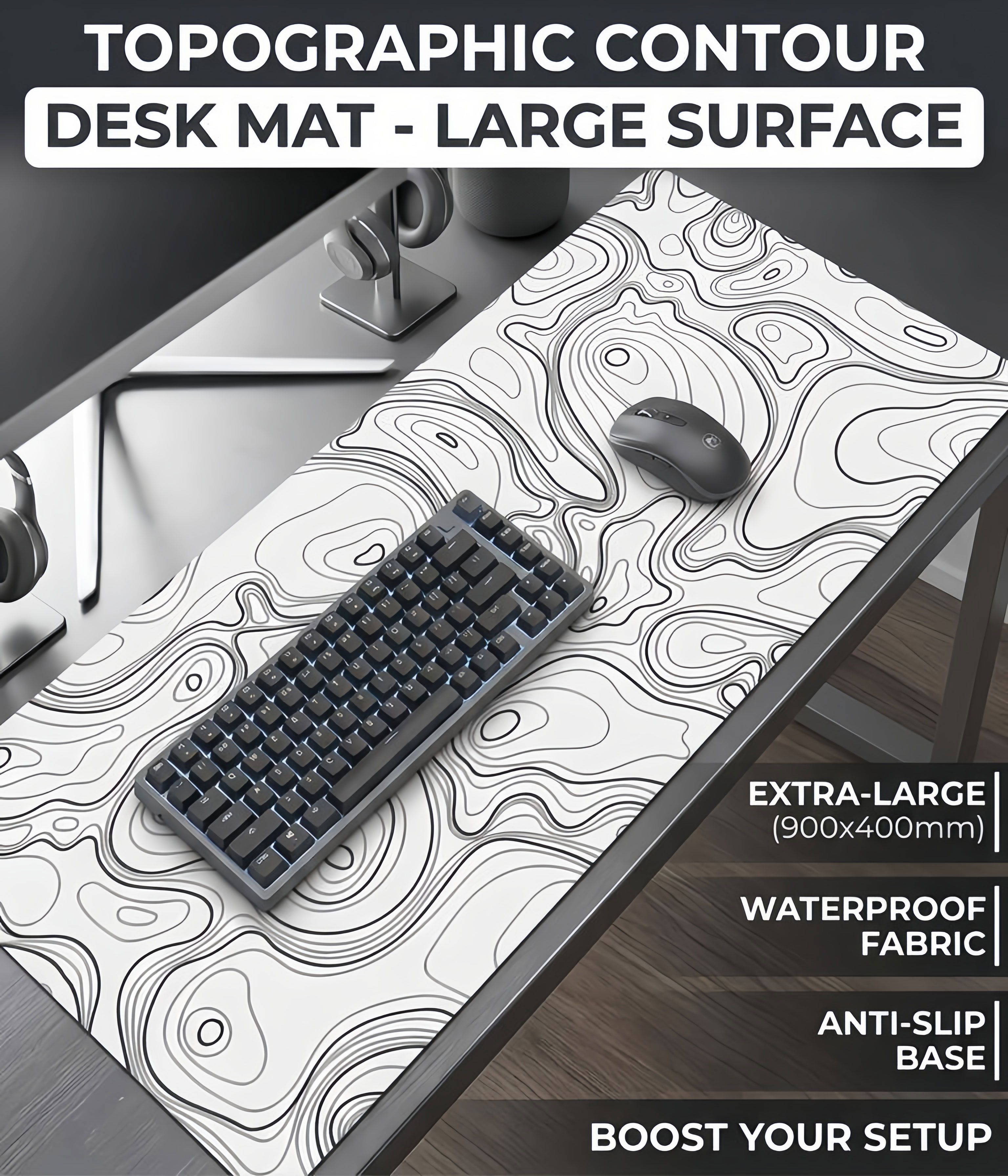 Gaming Accessories Companies - Strata Liquid Gaming Mouse Pad XXL