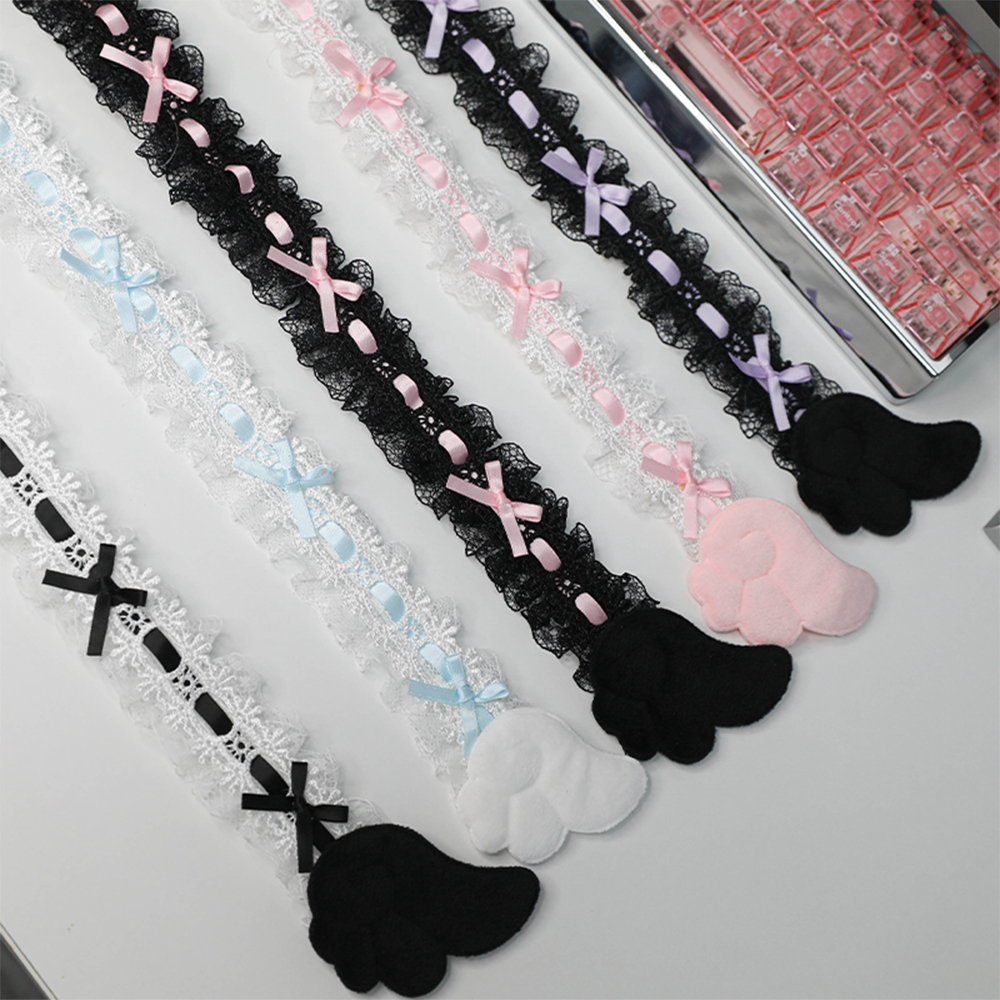 Accessories For Your Gaming Room - Bow Lace Cute Table Screen Decorative