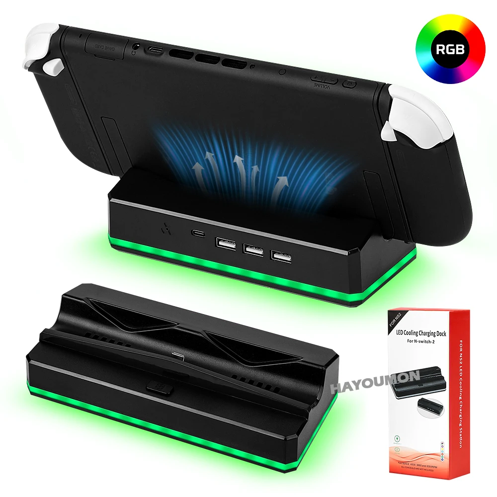 Gaming Accessories Rgb - For NS Switch 2 Portable Charging