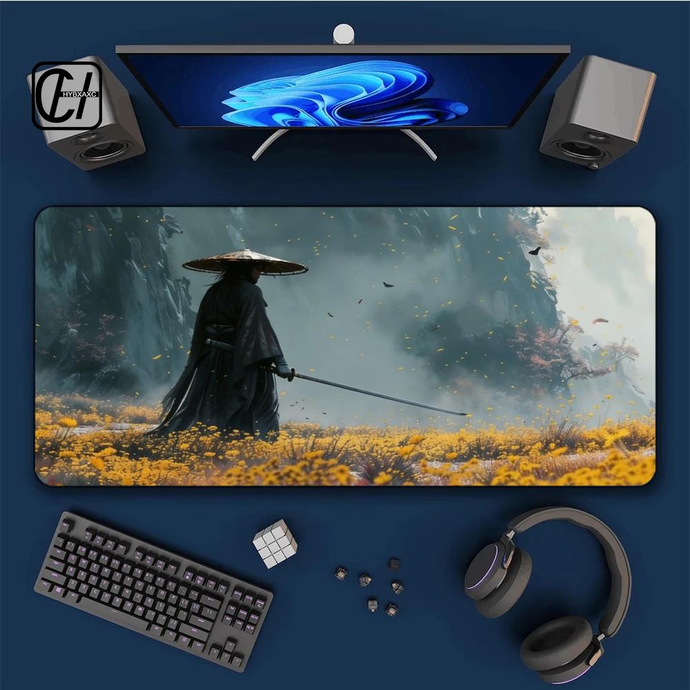 Gaming Accessories Companies - Samurai Warrior Mouse Pad Gamer Computer
