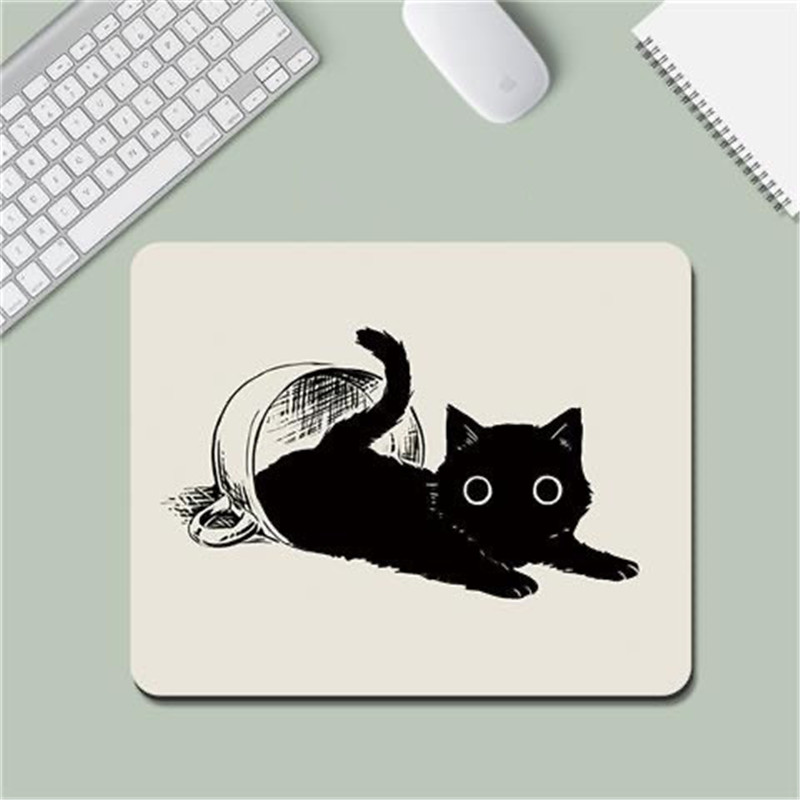 Gaming Accessories For Desk - Mouse Mat Cat Mause Pad Cute
