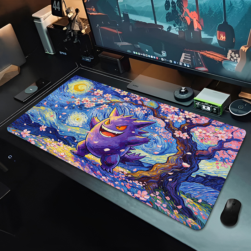 Gaming Accessories For Desk - Big MousePad Anime Pokemon Gamer Extended