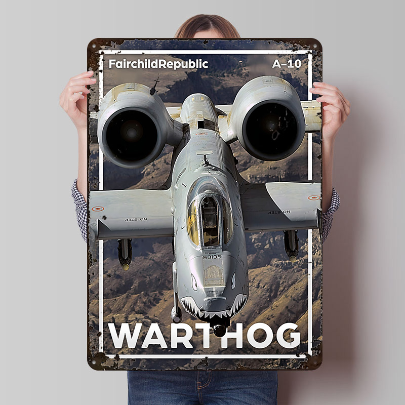 Vintage Gaming Accessories - A10 Warthog Printed Poster Customized Wall