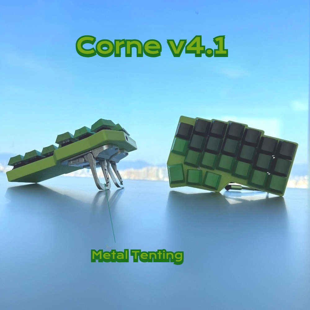 Gaming Accessories Rgb - Tenting CorneV4.1 Spilt Keyboard Kit Green