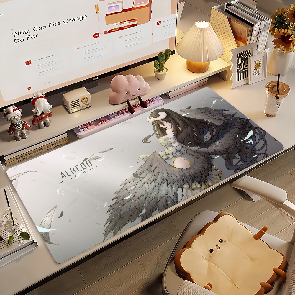 Gaming Accessories On Sale - Anime O-OverlordS Albedo Mouse Pad Non-slip