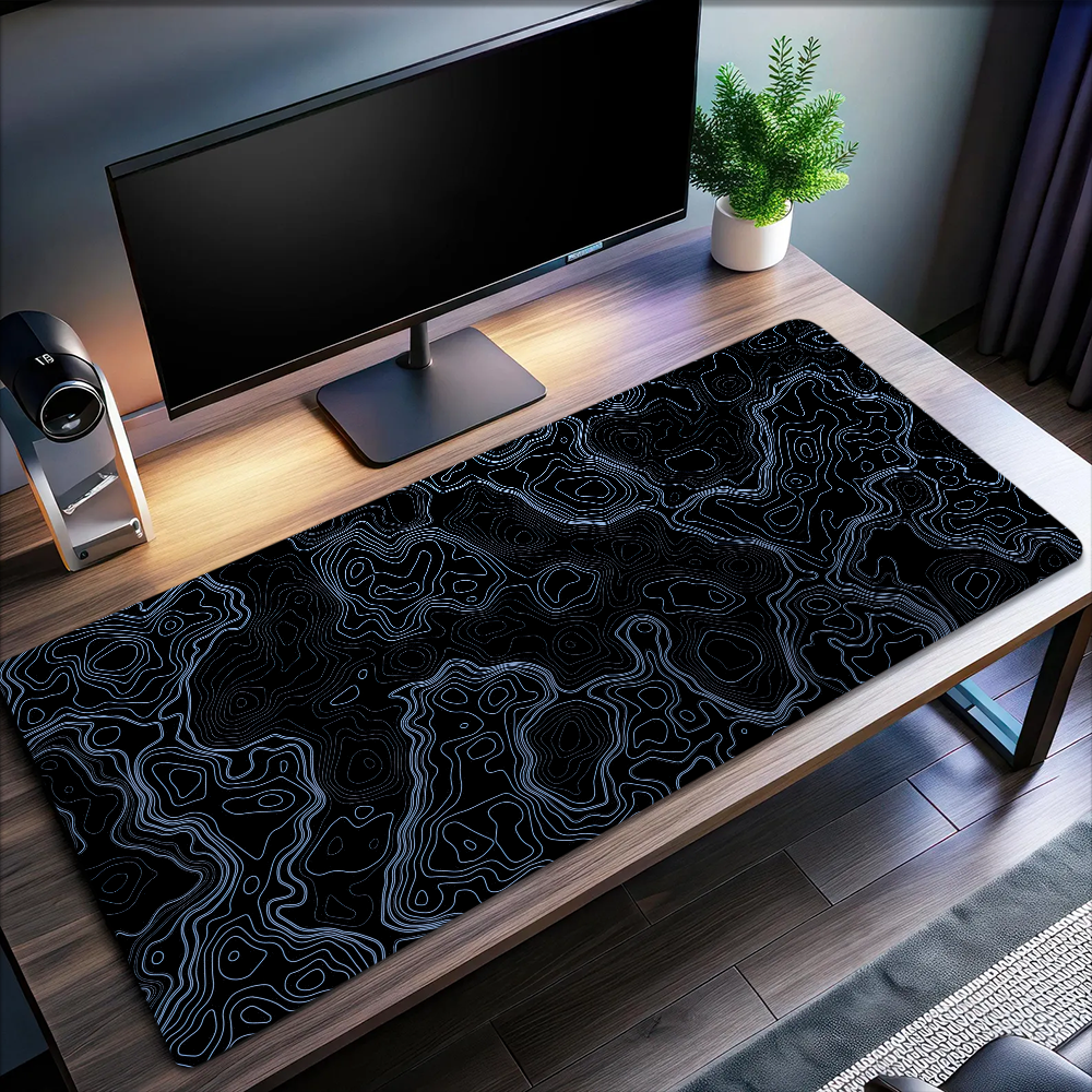 Gaming Accessories On Sale - Map Multi Grey Abstract topographic Mouse