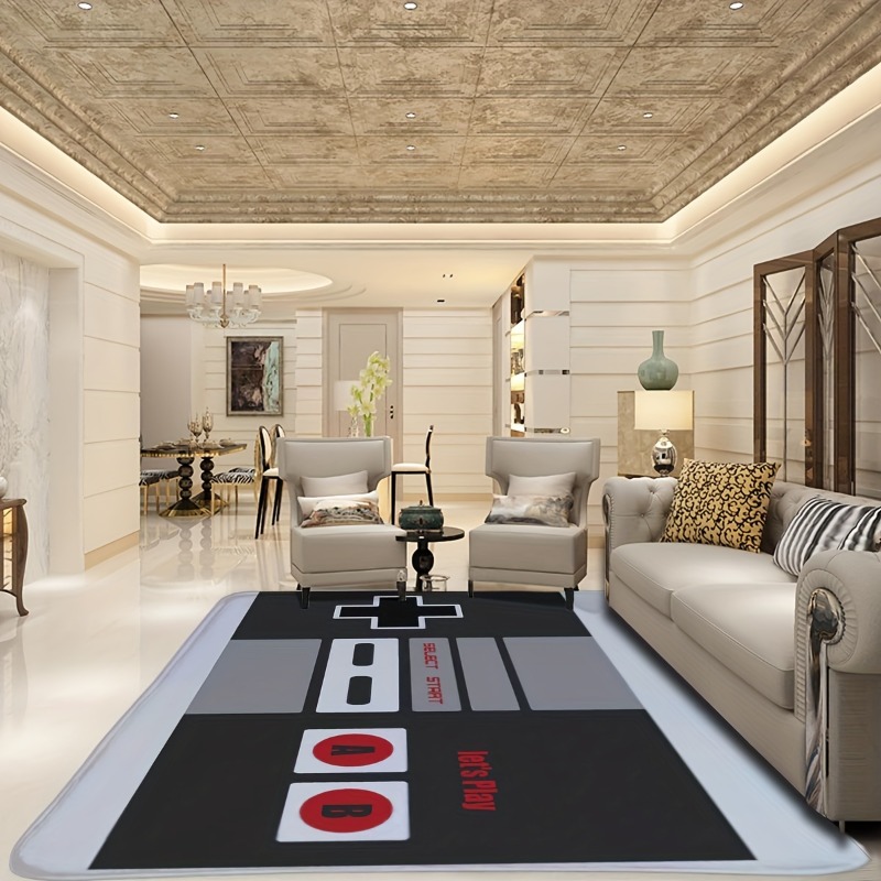 Game Area Rugs 3D Printed Play - Vintage Gaming Accessories reseña y precio