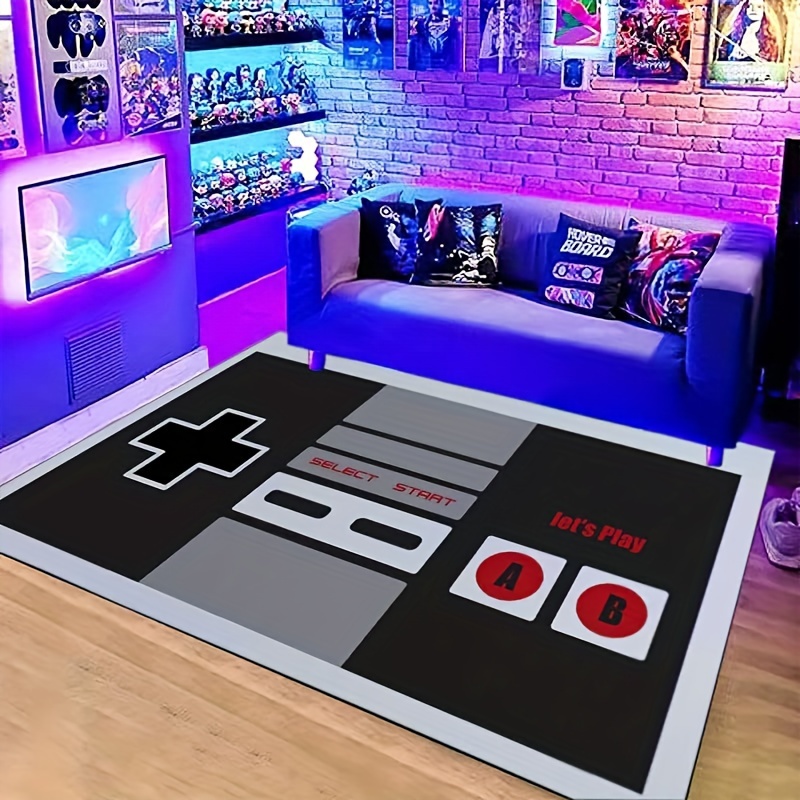 Game Area Rugs 3D Printed Play - Vintage Gaming Accessories reseña y precio