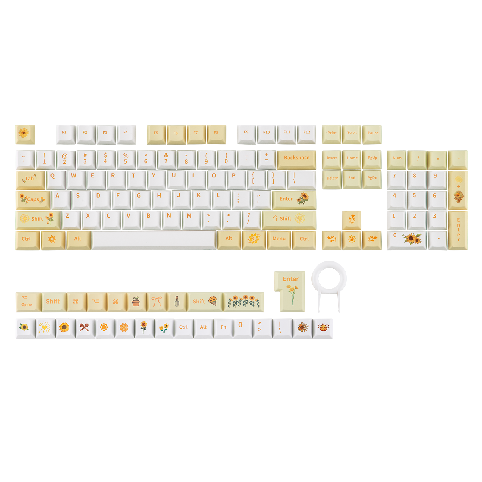 EPOMAKER Sunflower Keycaps Set - Gaming Set Accessories reseña y precio