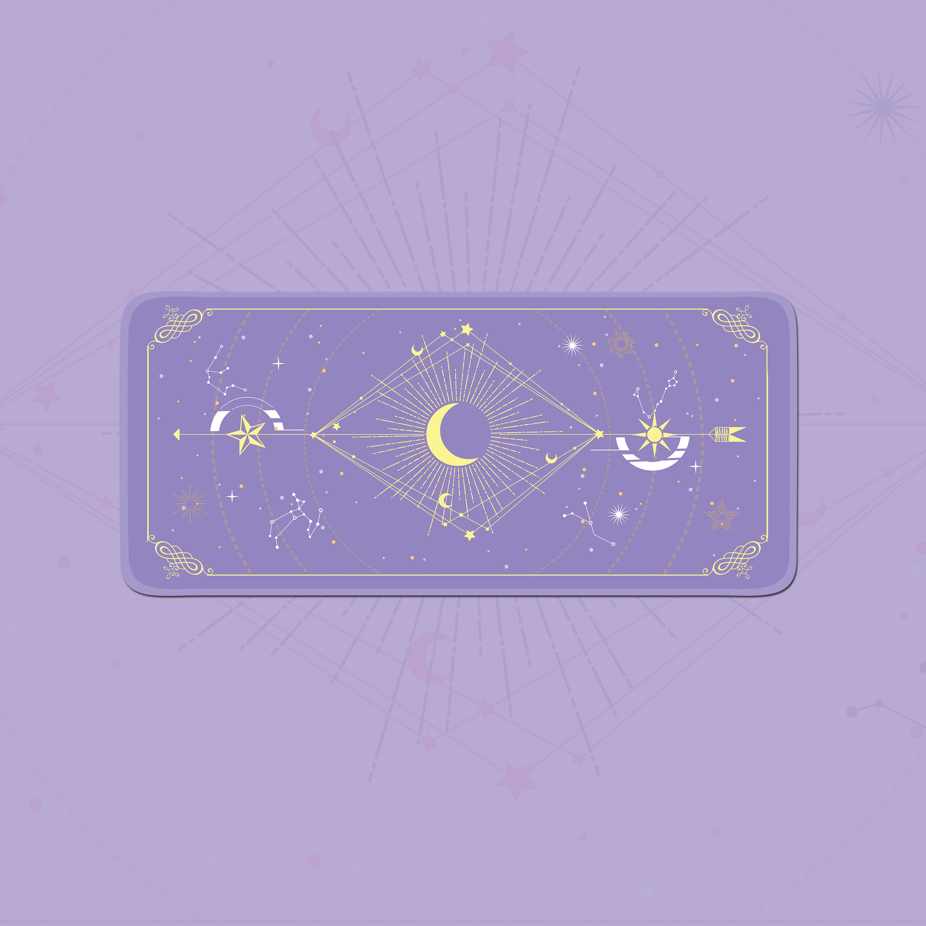 Magic Moon Star Purple  Extra  - Gaming Accessories For Desk reseña y precio