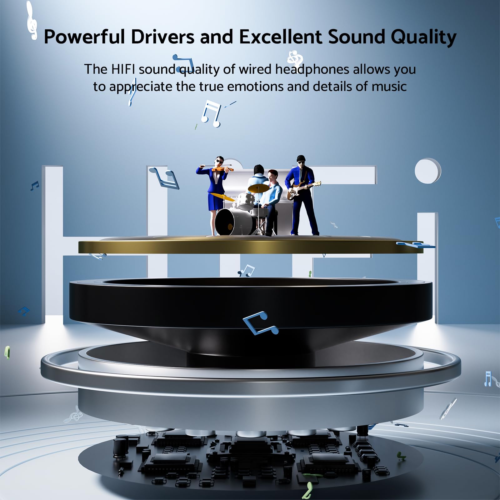 HiFi Surround Headphones HD Mi - Gaming Accessories Iphone reseña y precio