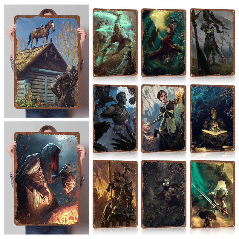 GGwent Tinplate Posters Custom - Vintage Gaming Accessories reseña y precio