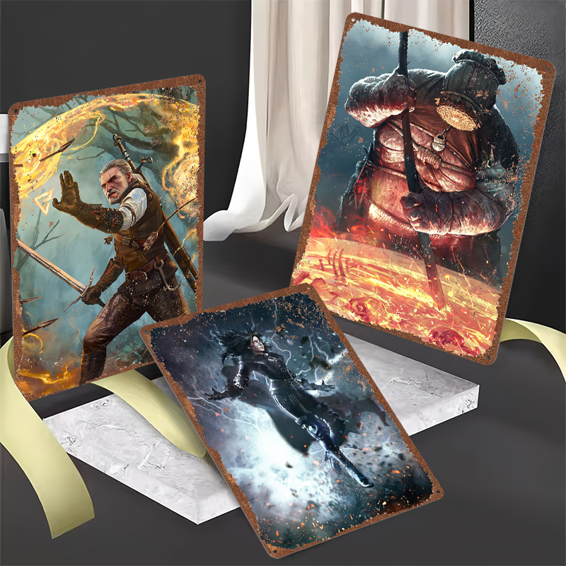 GGwent Tinplate Posters Custom - Vintage Gaming Accessories reseña y precio