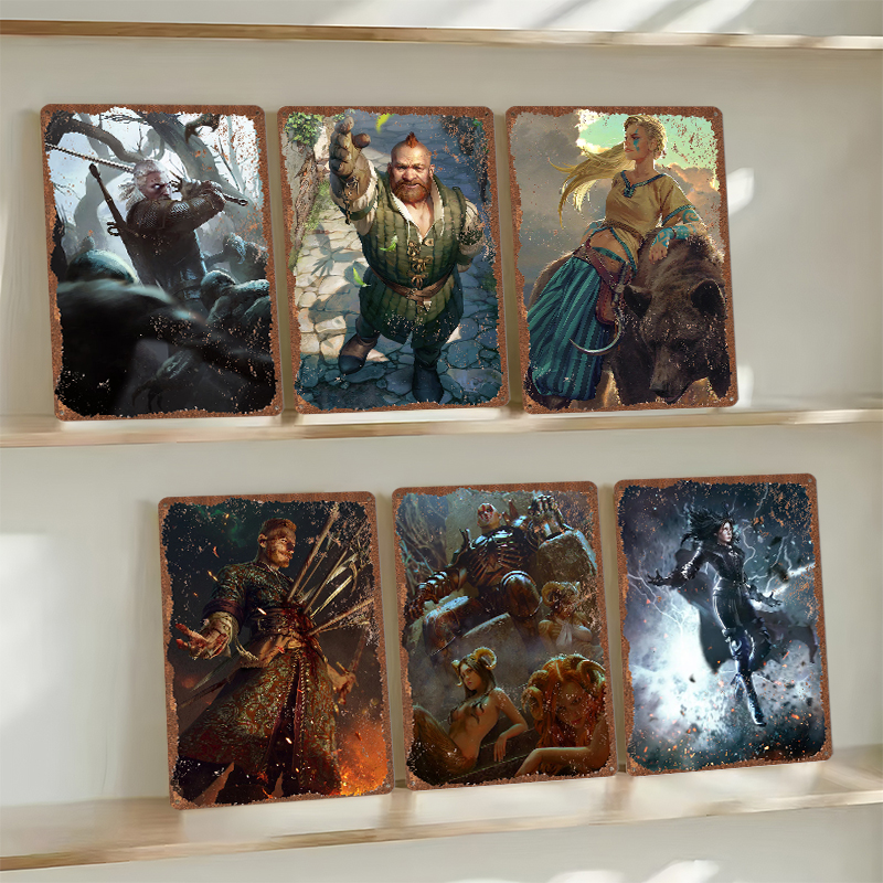 GGwent Tinplate Posters Custom - Vintage Gaming Accessories reseña y precio