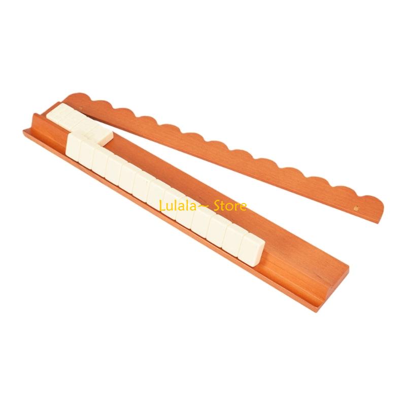 Y4QA 17inch Wooden Mahjong Rac - Gaming Accessories Rack reseña y precio