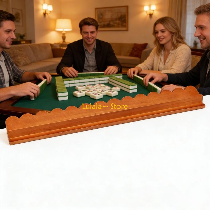 Y4QA 17inch Wooden Mahjong Rac - Gaming Accessories Rack reseña y precio