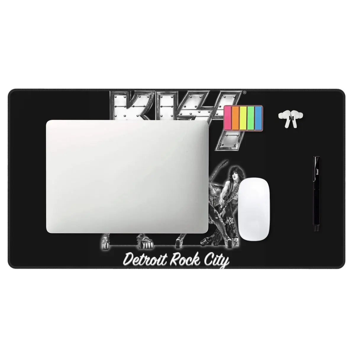 Large Mouse Pad Kiss Rock Band - Gaming Accessories For Desk reseña y precio