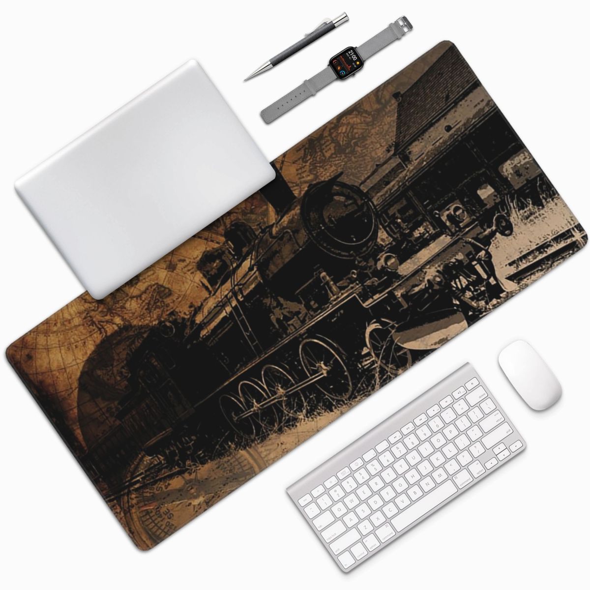 Large Mouse Pad Vintage Steam  - Vintage Gaming Accessories reseña y precio