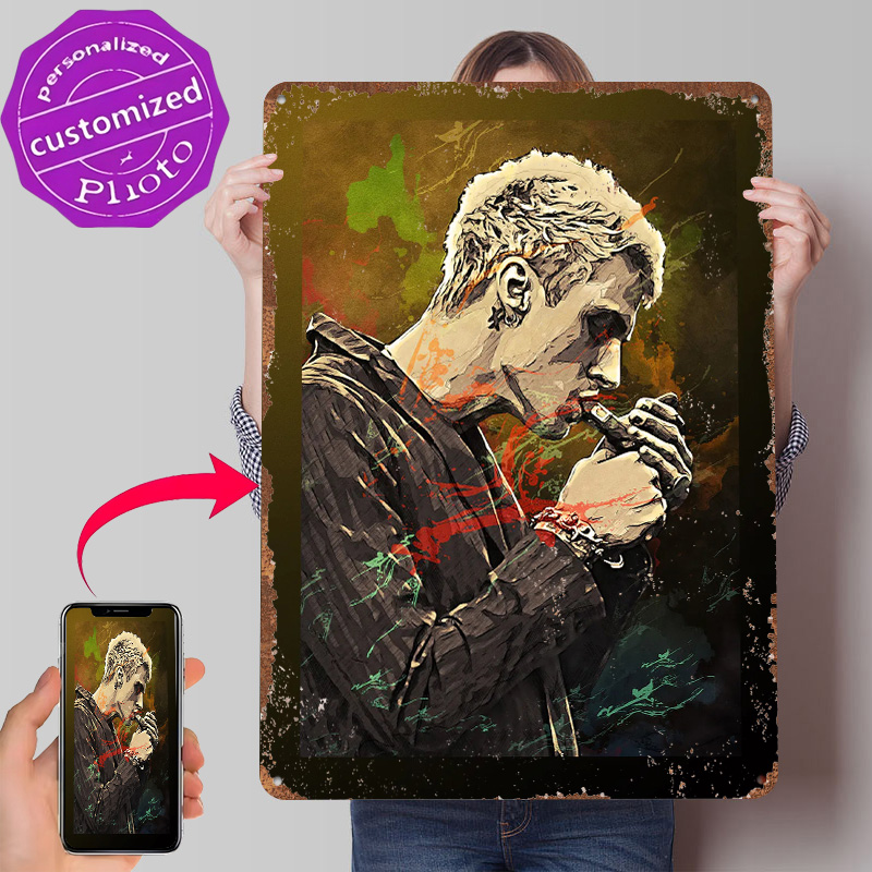 Machine Gun Kelly Tin Poster C - Vintage Gaming Accessories reseña y precio