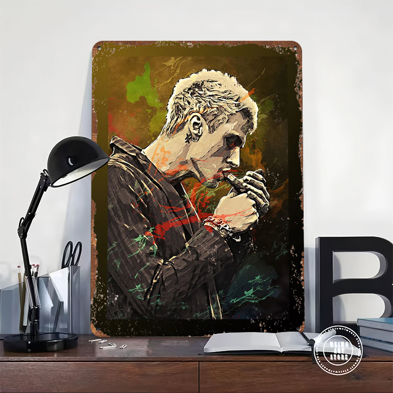 Machine Gun Kelly Tin Poster C - Vintage Gaming Accessories reseña y precio
