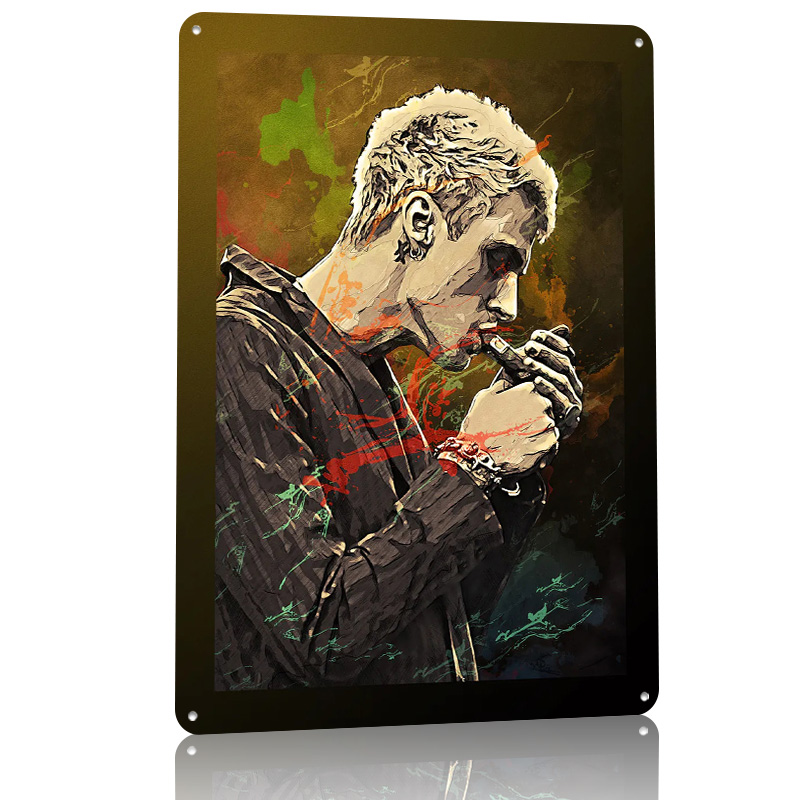 Machine Gun Kelly Tin Poster C - Vintage Gaming Accessories reseña y precio
