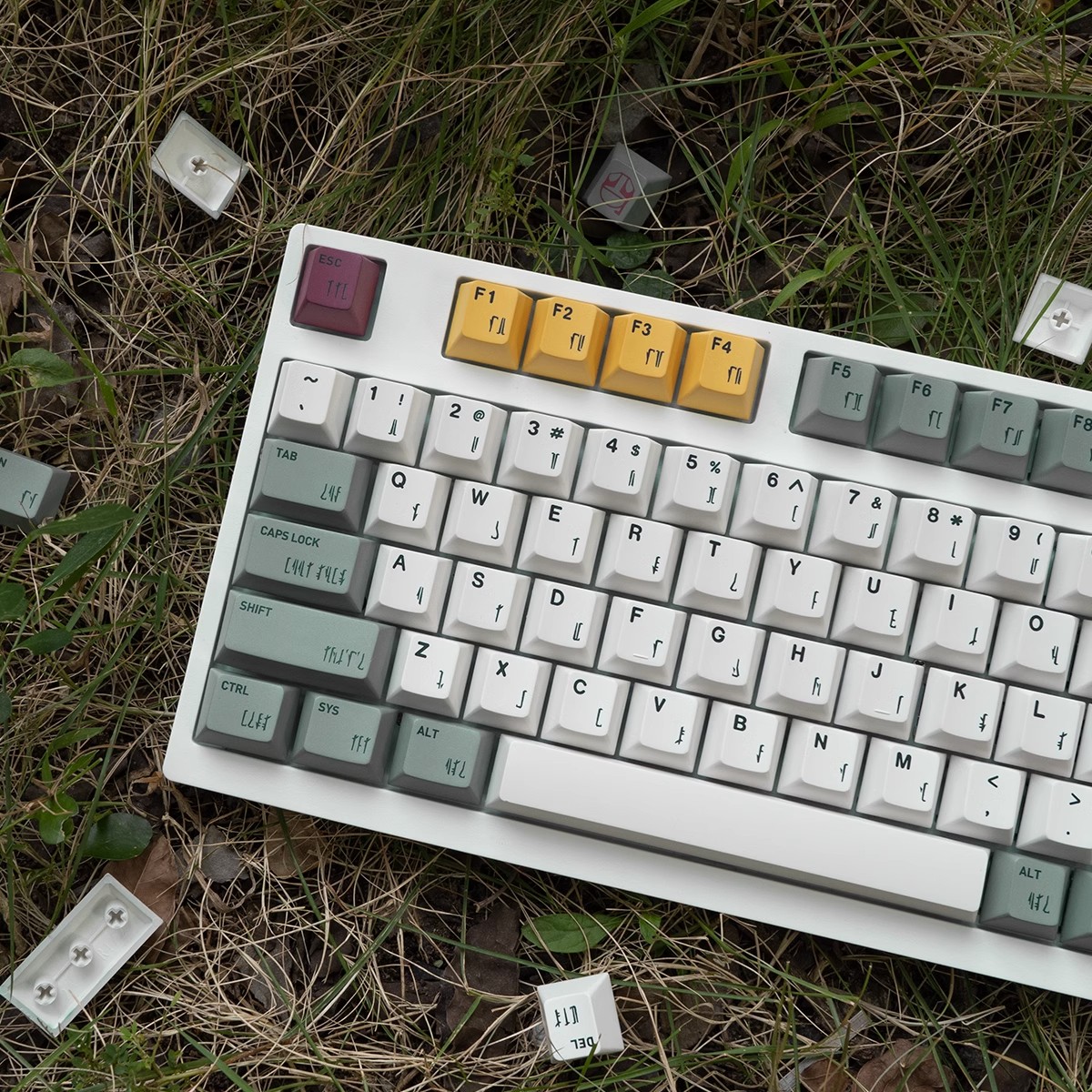 130 Keys/set GMK Keycaps Cherr - Gaming Set Accessories reseña y precio