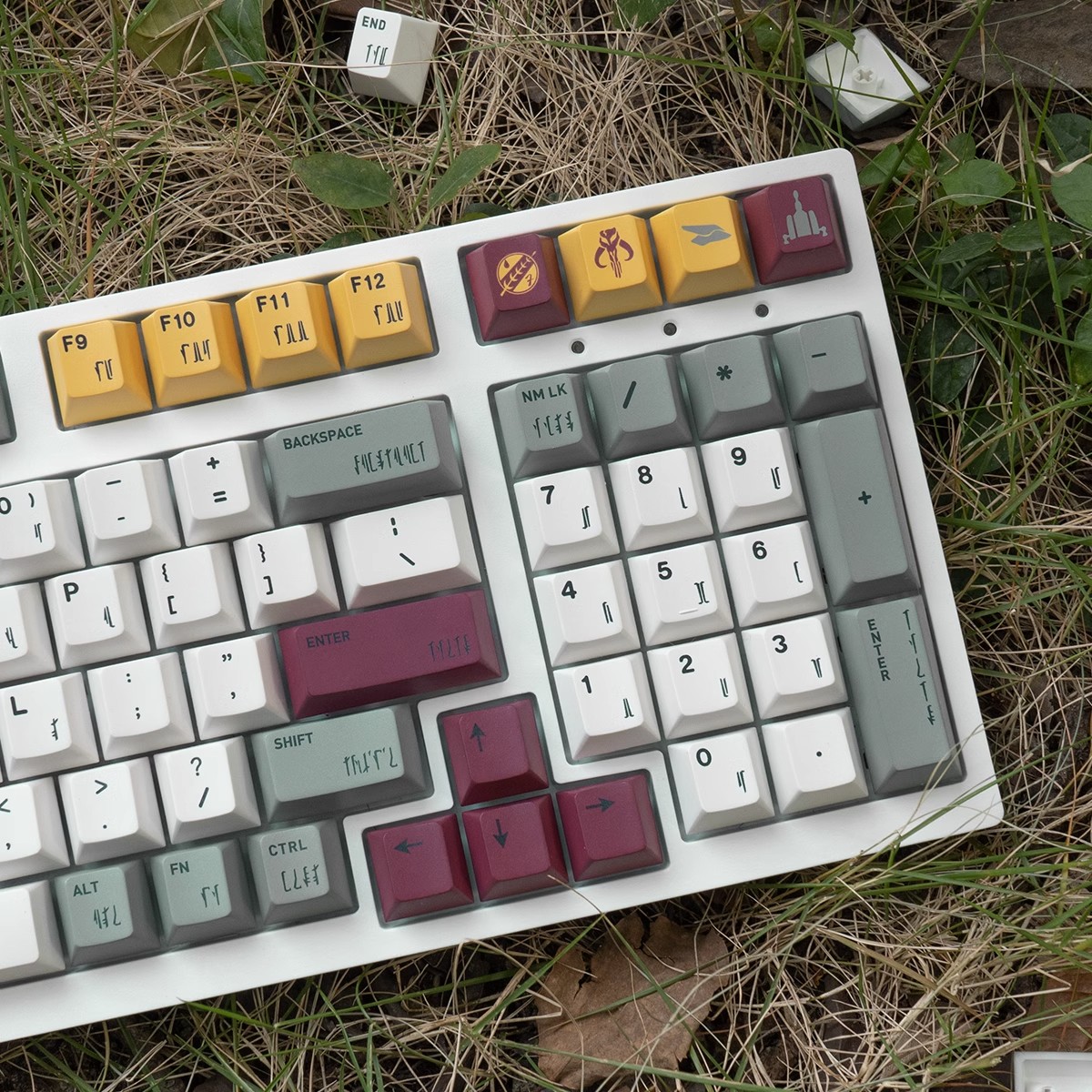 130 Keys/set GMK Keycaps Cherr - Gaming Set Accessories reseña y precio