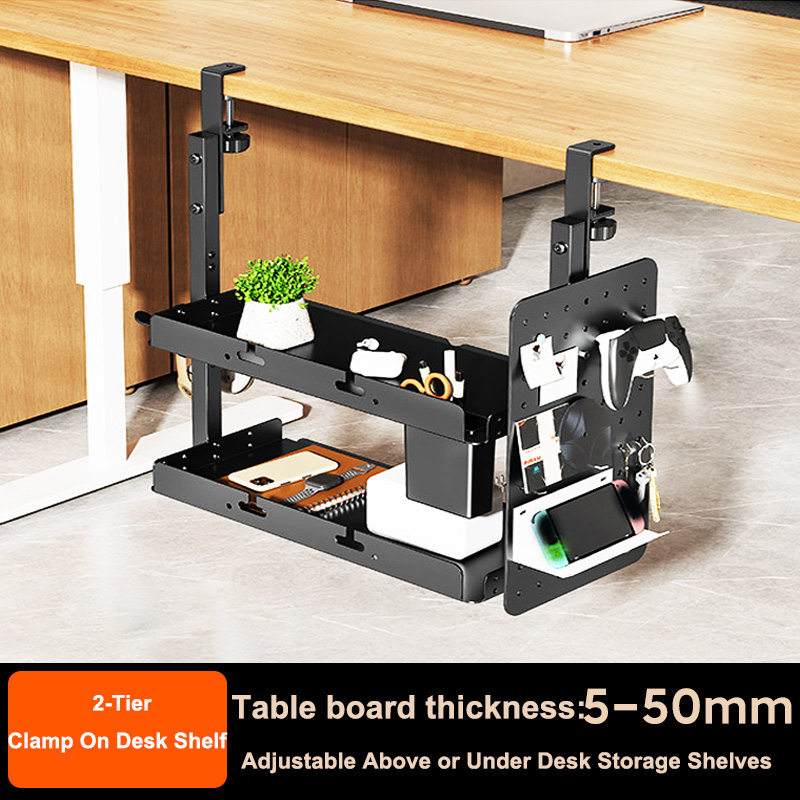 Clamp-on 14 inch Above Below D - Gaming Accessories Rack reseña y precio