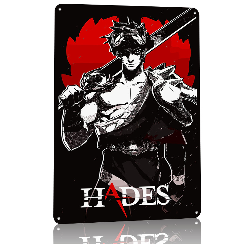 Hades Game Metal Poster Custom - Vintage Gaming Accessories reseña y precio
