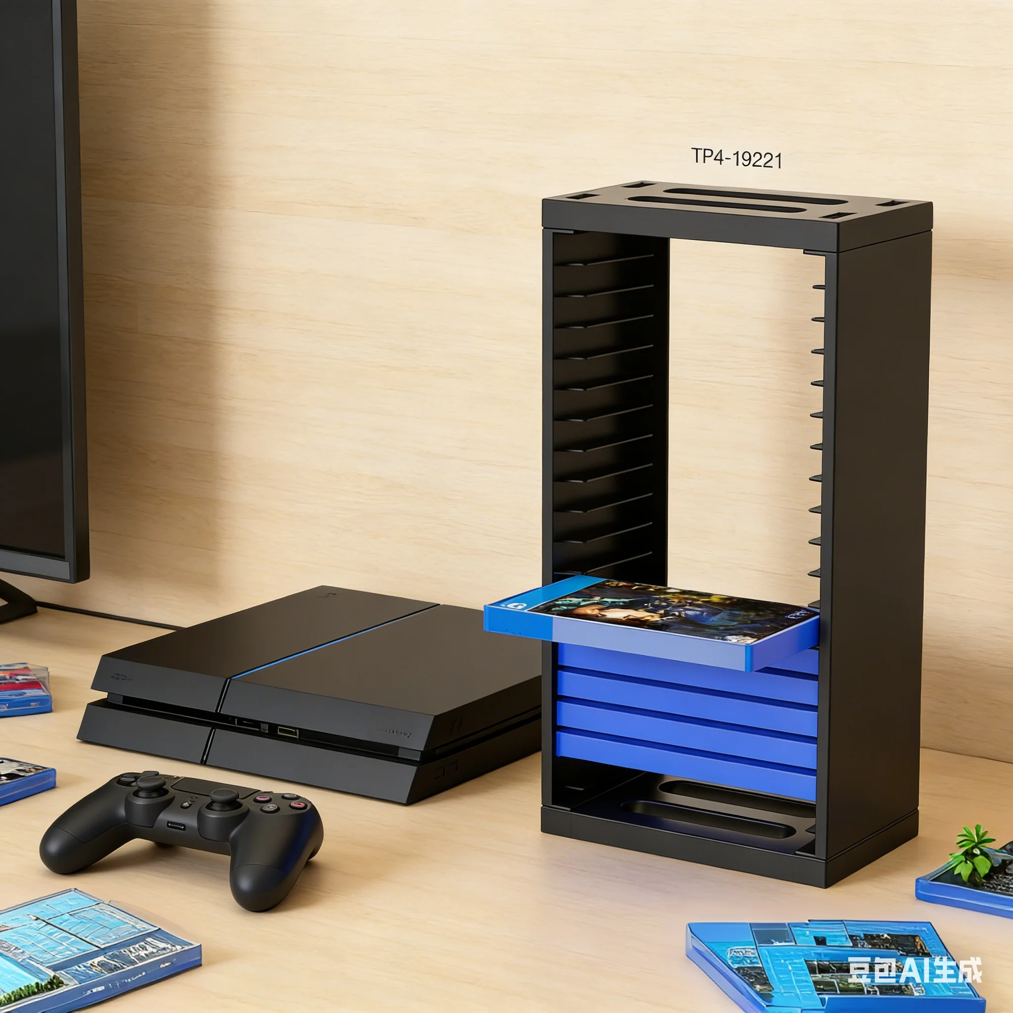 Video Game Disk Storage Rack T - Gaming Accessories Rack reseña y precio