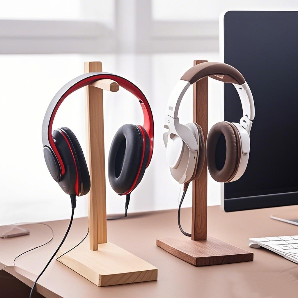 Wood Headphone Stand Earphone  - Gaming Accessories Rack reseña y precio