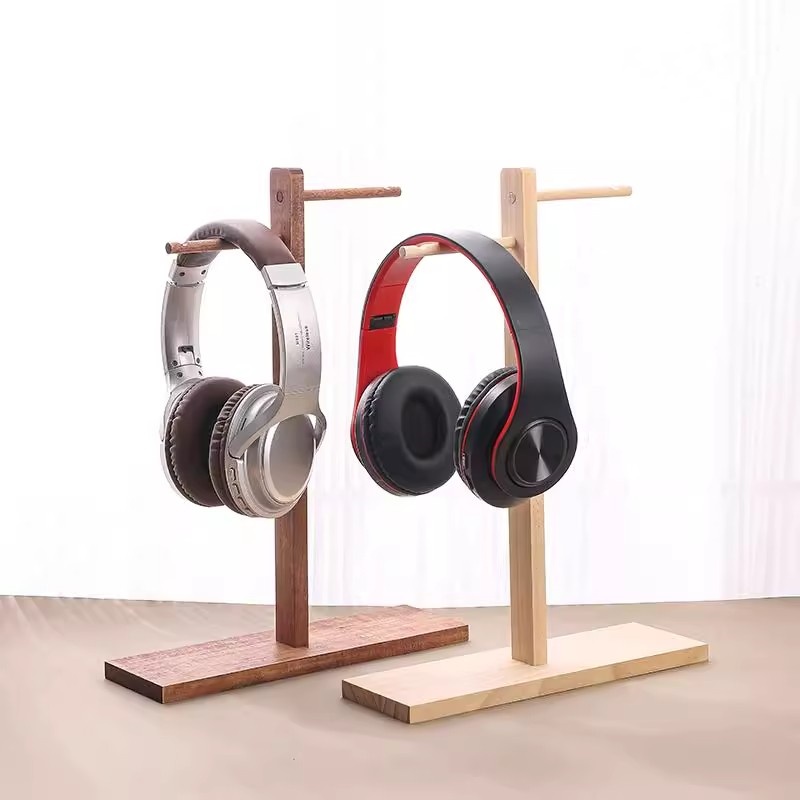 Wood Headphone Stand Earphone  - Gaming Accessories Rack reseña y precio