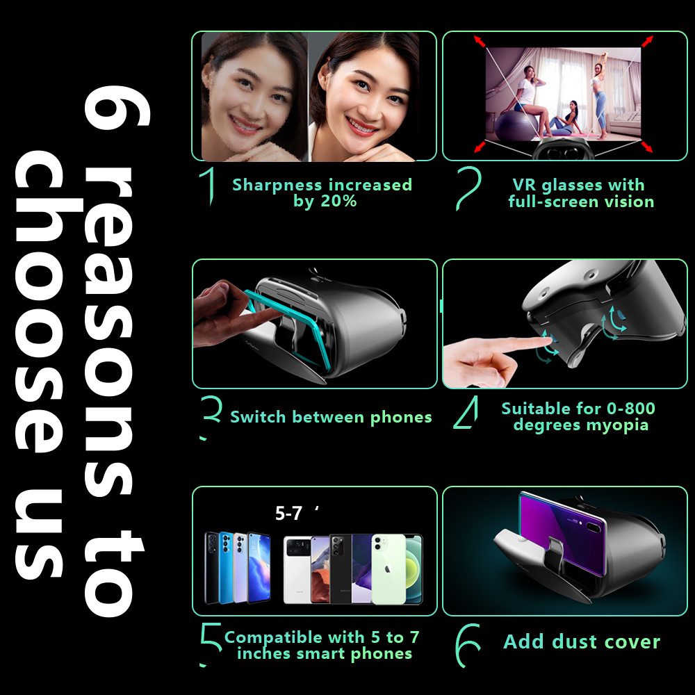 3D Virtual Reality VR Glasses  - Gaming Accessories Iphone reseña y precio