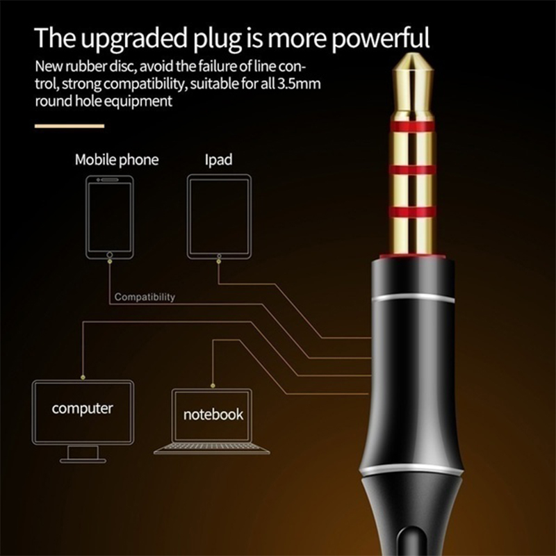 3.5mm Wired Headphones HD Micr - Gaming Headphone Accessories reseña y precio