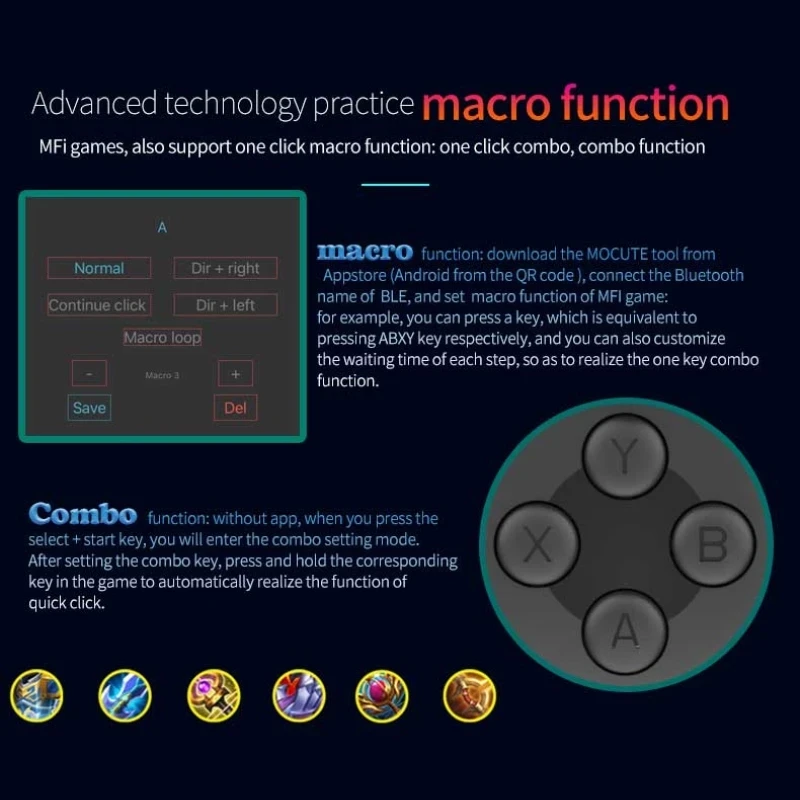 Cell Phone Gamepad Joystick Fo - Gaming Accessories Iphone reseña y precio