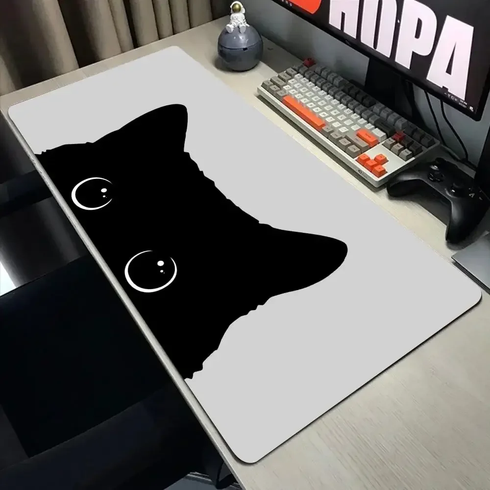 Funny black cat Mouse Pads Cut - Gaming Accessories Companies reseña y precio
