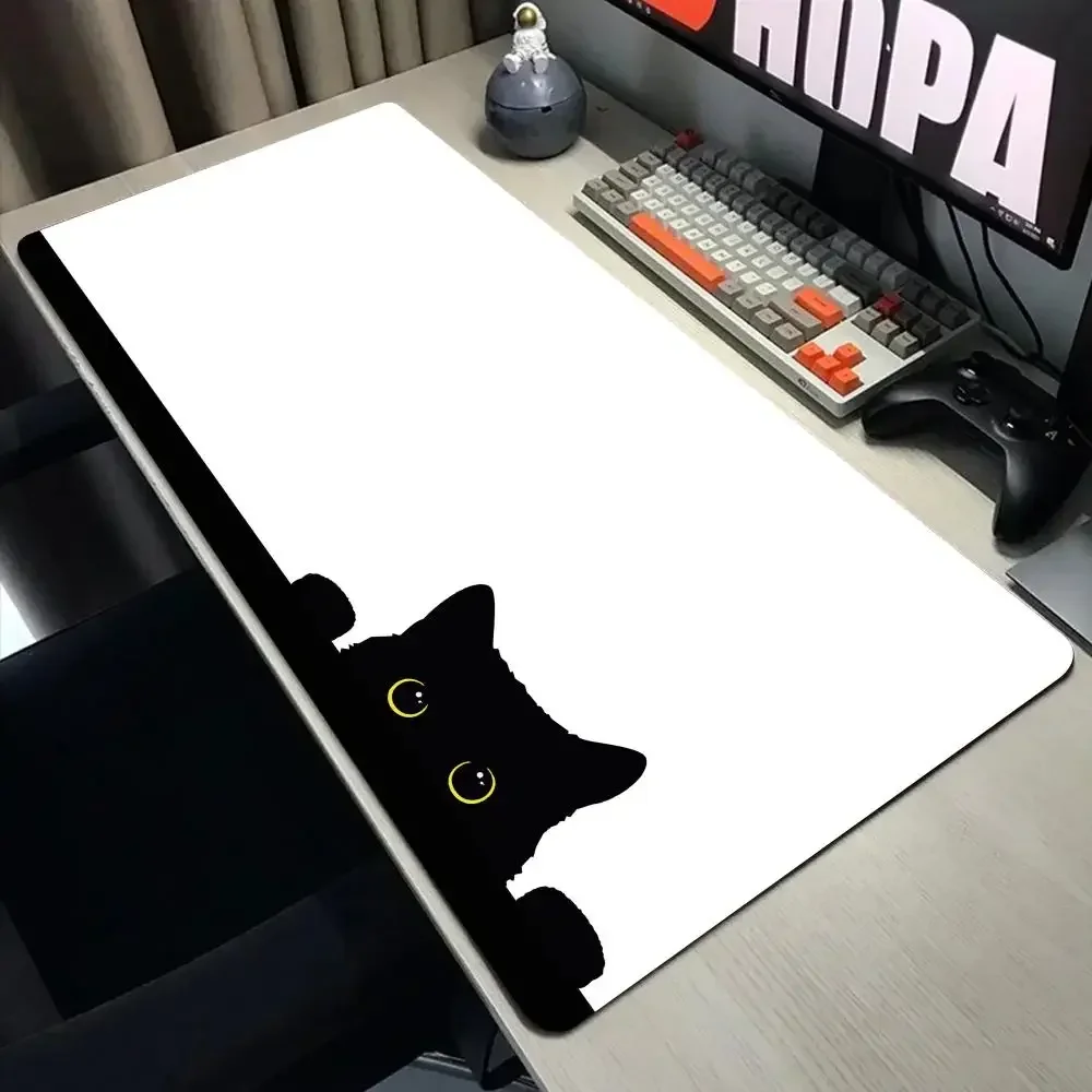 Funny black cat Mouse Pads Cut - Gaming Accessories Companies reseña y precio