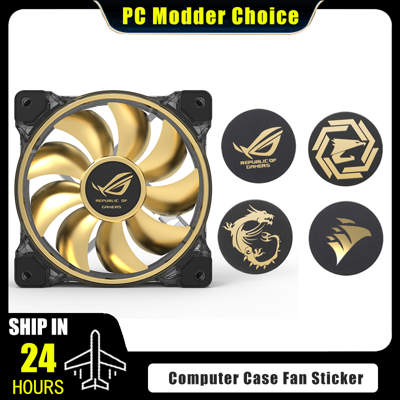 Computer Case Fan Logo Sticker - Gaming Accessories Rgb reseña y precio