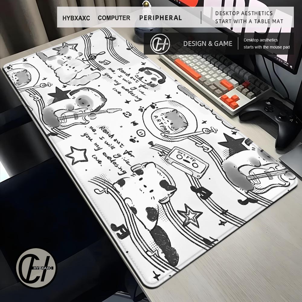Black White Cute Cartoon Cat M - Gaming Accessories Companies reseña y precio