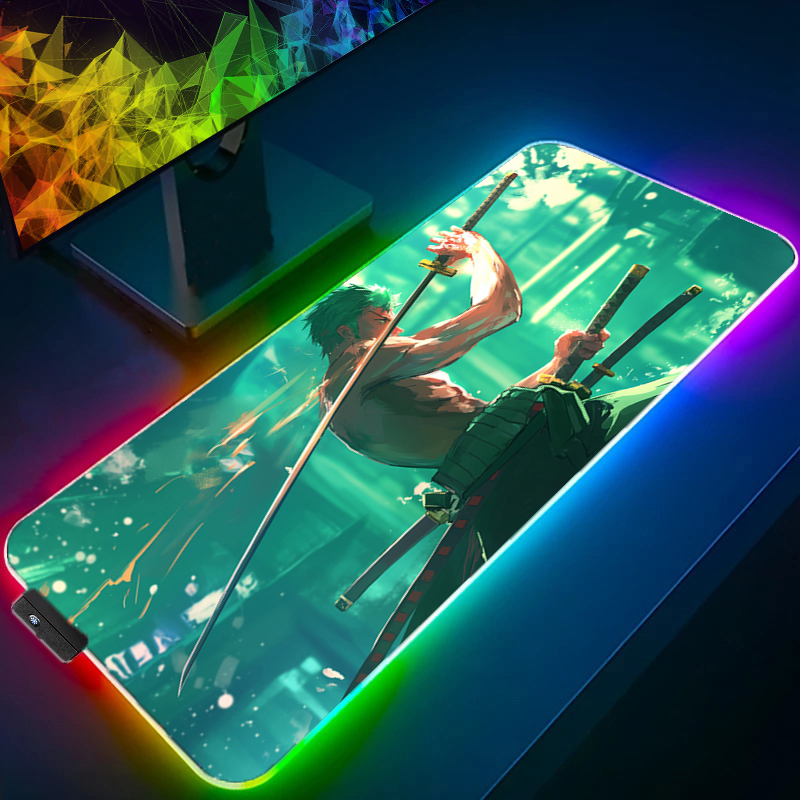 ONE PIECE Zoro Mouse Pad RGB G - Gaming Accessories Rgb reseña y precio