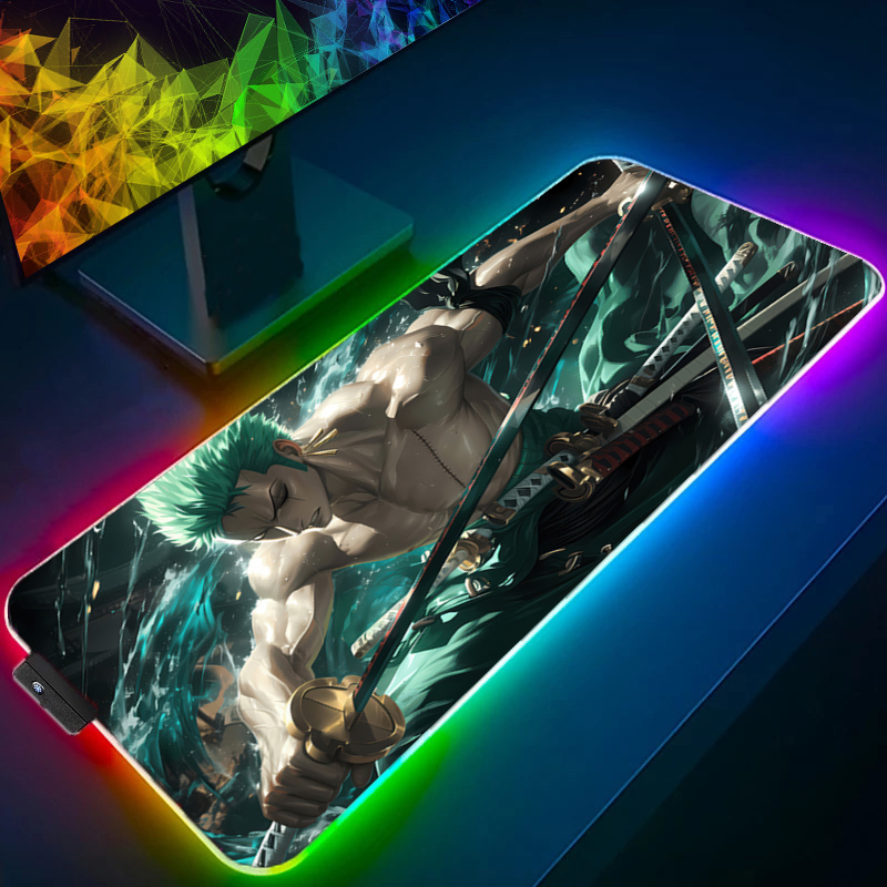 ONE PIECE Zoro Mouse Pad RGB G - Gaming Accessories Rgb reseña y precio