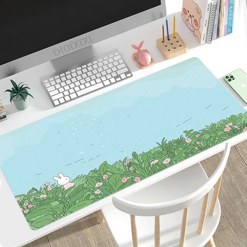 Cute Rabbit Green Mouse Pad La - Accessories For Your Gaming Room reseña y precio