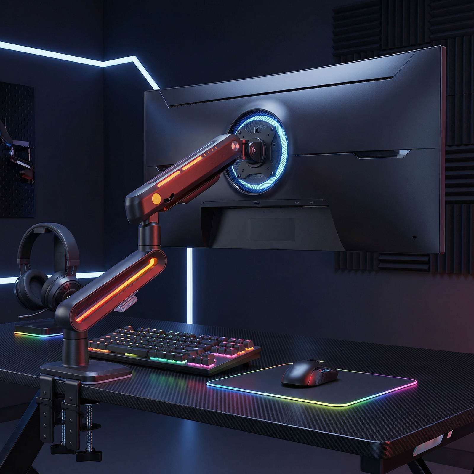 Gaming Monitor Mechanical Arm  - Gaming Accessories Rack reseña y precio