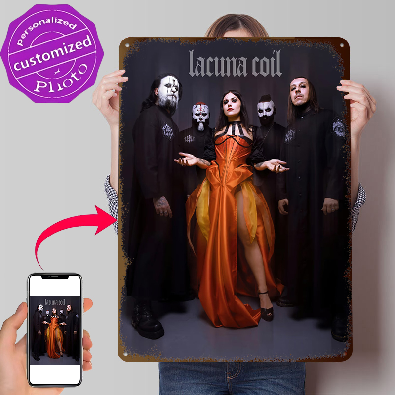 Lacuna Coil Band Portrait Tin  - Vintage Gaming Accessories reseña y precio