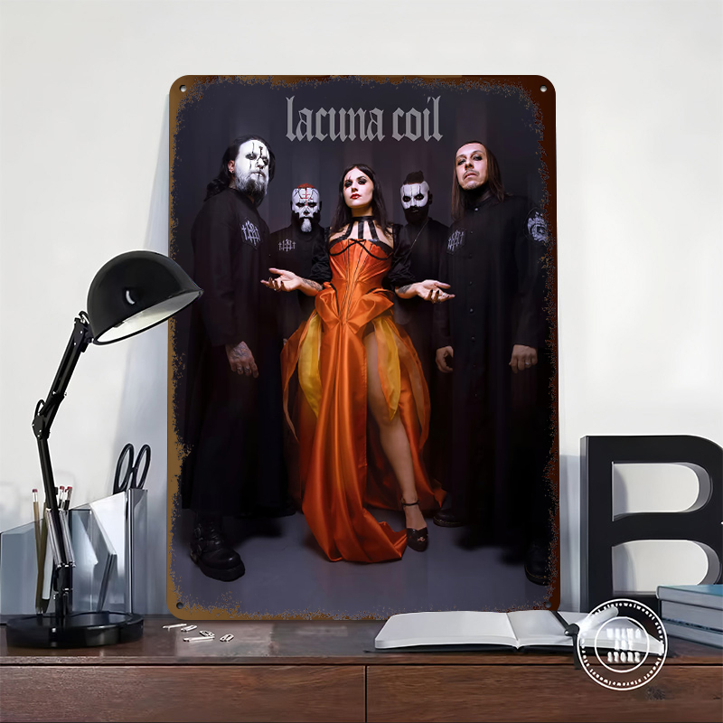 Lacuna Coil Band Portrait Tin  - Vintage Gaming Accessories reseña y precio