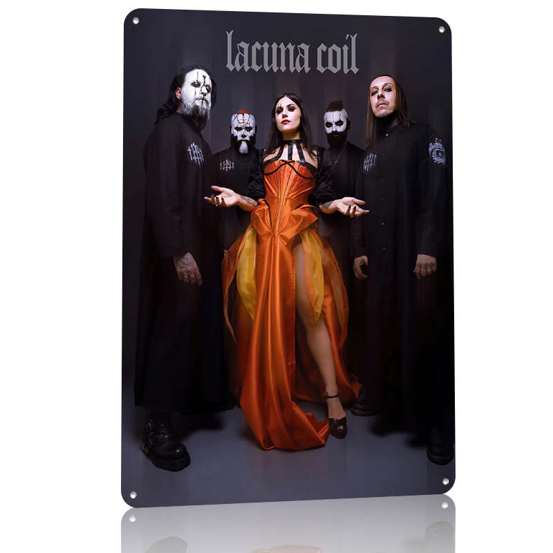 Lacuna Coil Band Portrait Tin  - Vintage Gaming Accessories reseña y precio