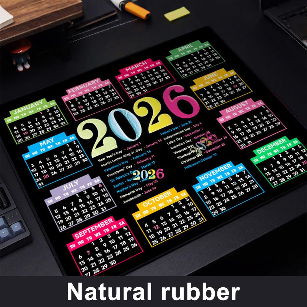 2026 Calendar Mouse Pad Waterp - Gaming Accessories For Desk reseña y precio