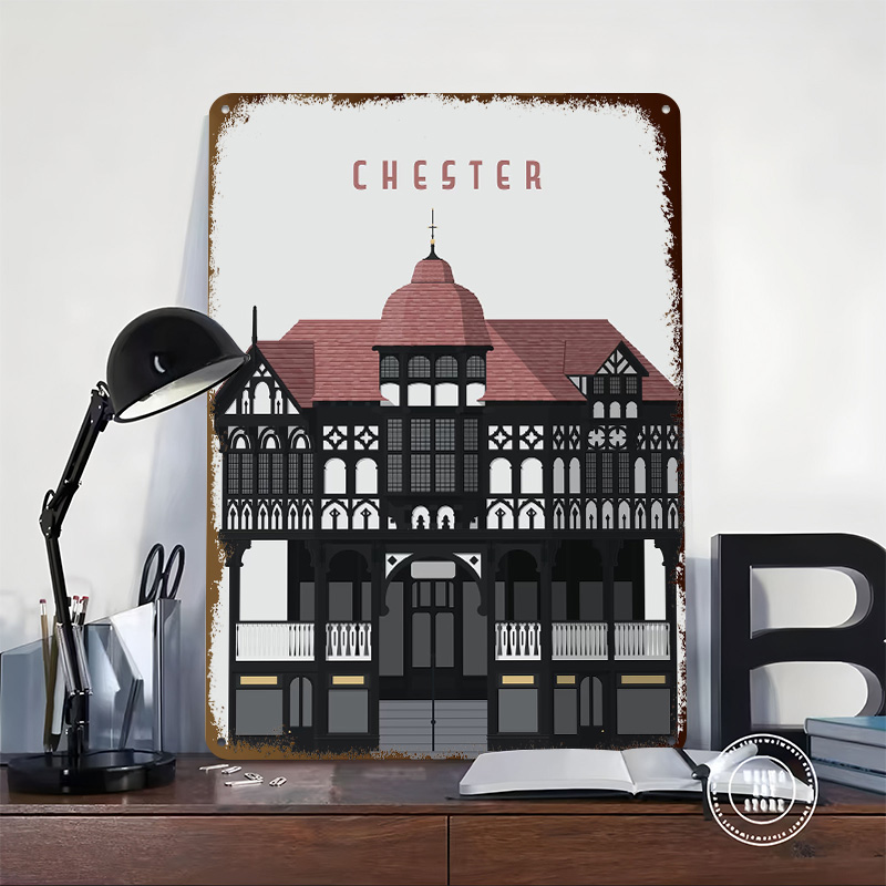 Chester Travel Printing Poster - Vintage Gaming Accessories reseña y precio