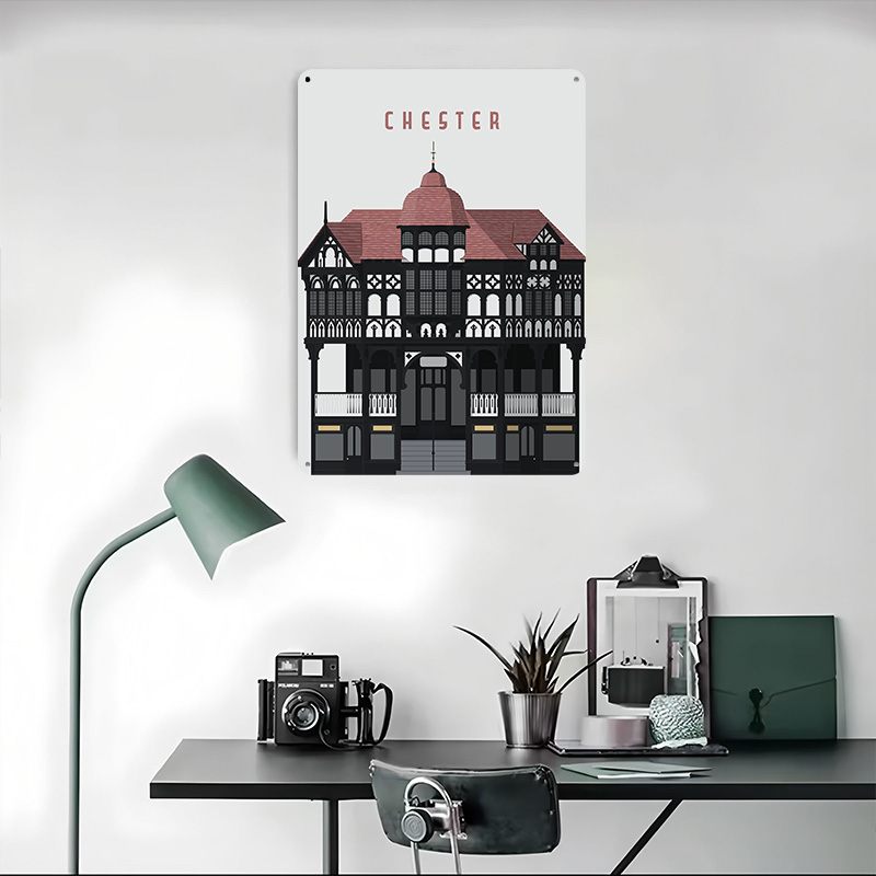 Chester Travel Printing Poster - Vintage Gaming Accessories reseña y precio