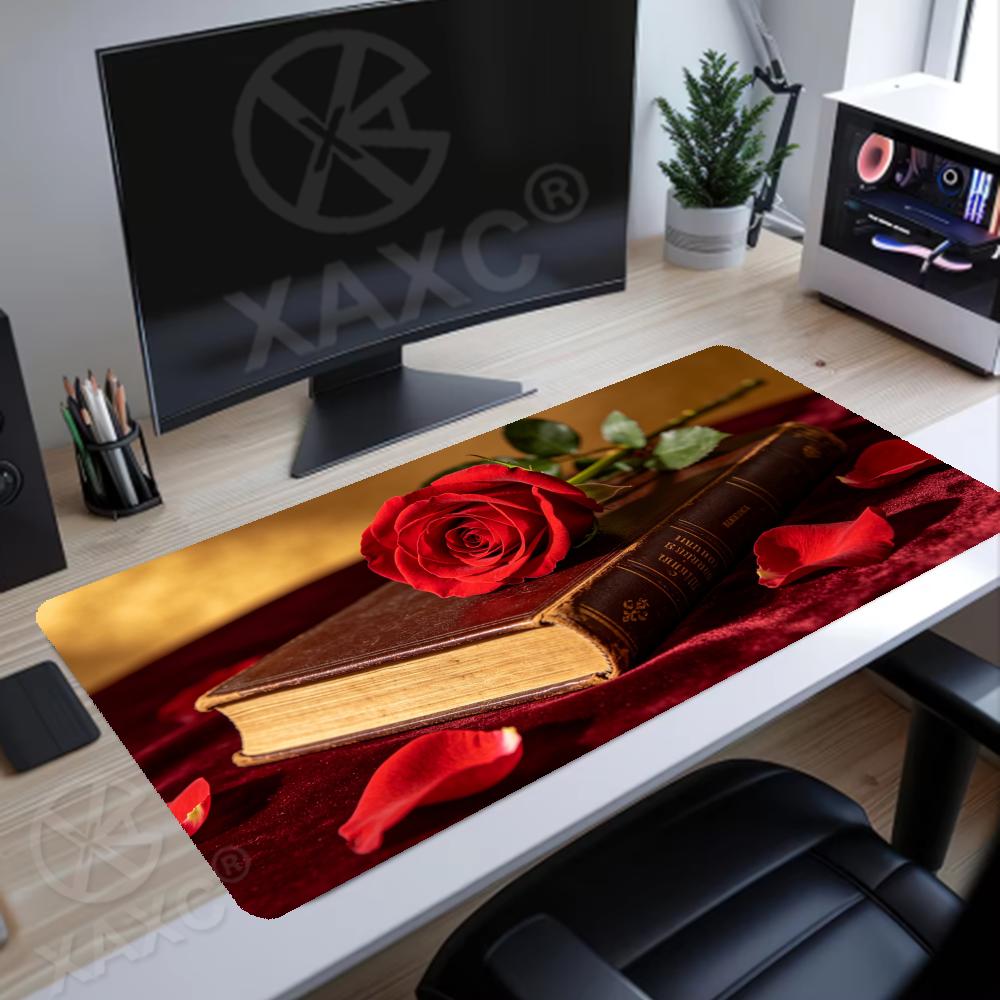 Vintage Rose & Book Desk Mat,  - Vintage Gaming Accessories reseña y precio